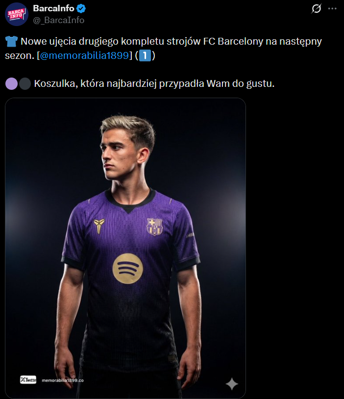 Tak mają wyglądać WYJAZDOWE KOSZULKI Barcy na nowy sezon!